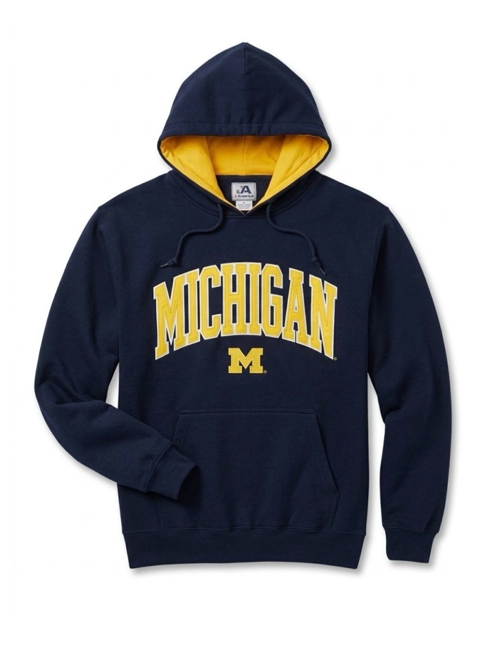 🏈🧥J. America Men’s Michigan Hoodie Sweatshirt Size Medium